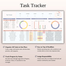 ADHD Planner Spreadsheet | All-in-One Google Sheets & Excel Productivity Template