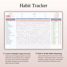 ADHD Planner Spreadsheet | All-in-One Google Sheets & Excel Productivity Template