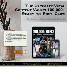 100,000+ Luxury 4K Video Reels Bundle | Faceless Content for Instagram, TikTok & YouTube Shorts