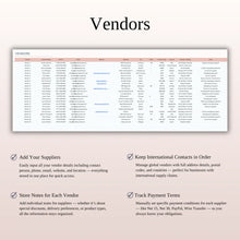 Inventory Tracker Spreadsheet | Stock, Sales & Profit Template for Google Sheets & Excel