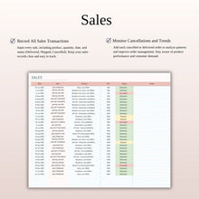Inventory Tracker Spreadsheet | Stock, Sales & Profit Template for Google Sheets & Excel