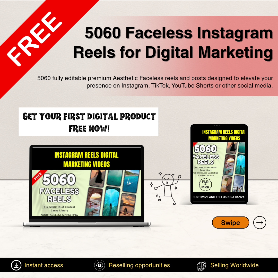 5060 Faceless Reels Bundle | Editable Canva Templates for Instagram, TikTok & YouTube