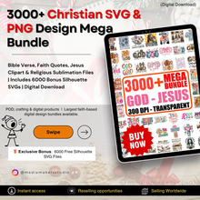3000+ Christian SVG & PNG Bundle | Bible Verses, Faith Quotes & Cricut Cut Files