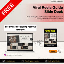 40-Slide Viral Reels Strategy Guide | eCourse & Webinar Presentation for Coaches
