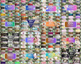 10,700+ 3D Mug Wrap Bundle | Sublimation PNG Templates for 11oz & 15oz POD Mugs