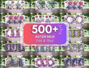 10,700+ 3D Mug Wrap Bundle | Sublimation PNG Templates for 11oz & 15oz POD Mugs