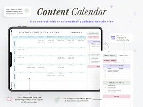 12-Month Social Media Planner Google Sheets | Content Calendar, Analytics & Scheduler